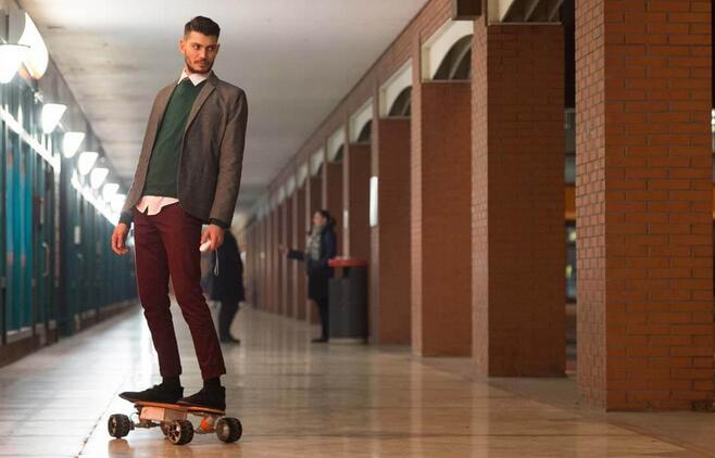 The unicycles can move at a highest speed 18 kilometers per hour.